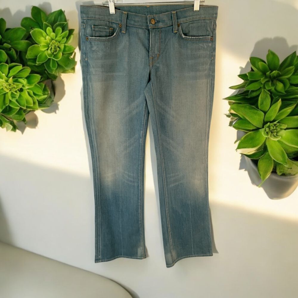 Citizens of Humanity Light Wash Bootcut Stretch Denim Jeans size 31 kelly